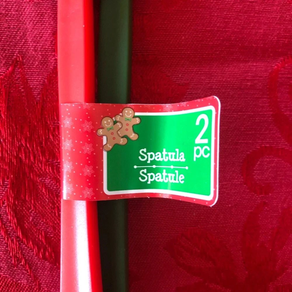 🌵3/$15 Pack of 2 mini Christmas silicone spatulas (see description)